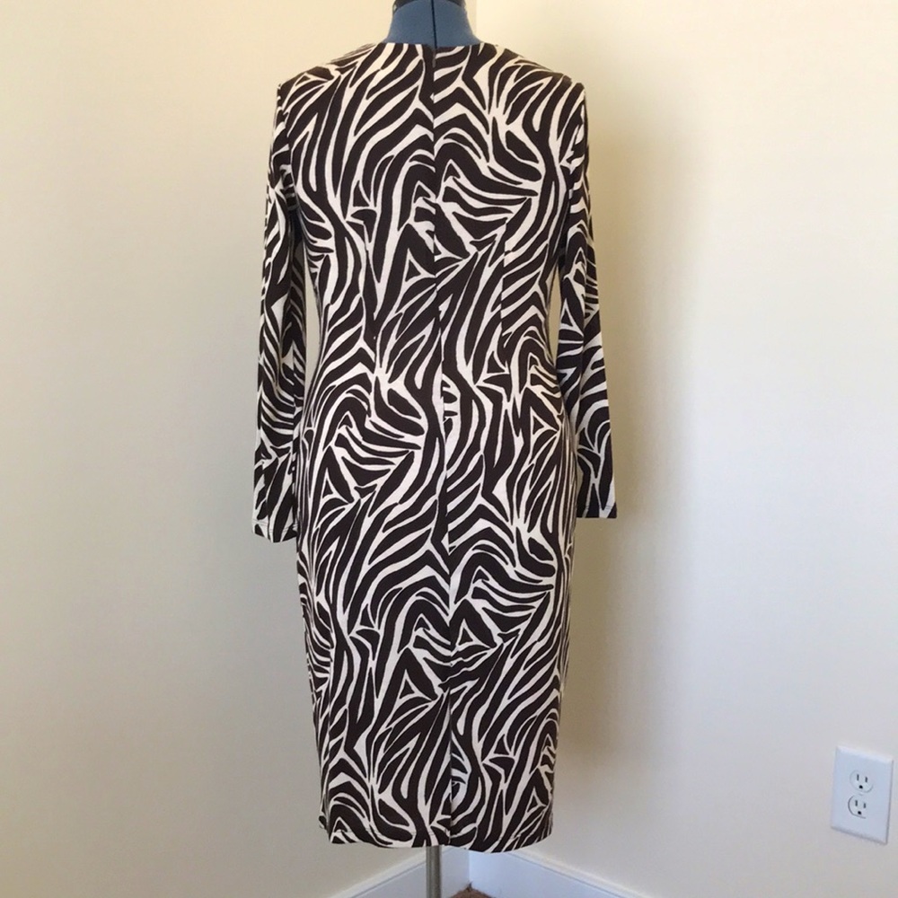 CATO Tiger Stipe Midi Dress Size  12